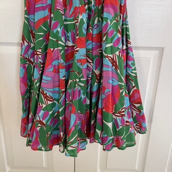 Rhode Resort Fiona Dress White Fleur Tropicale - Picture 6 of 8